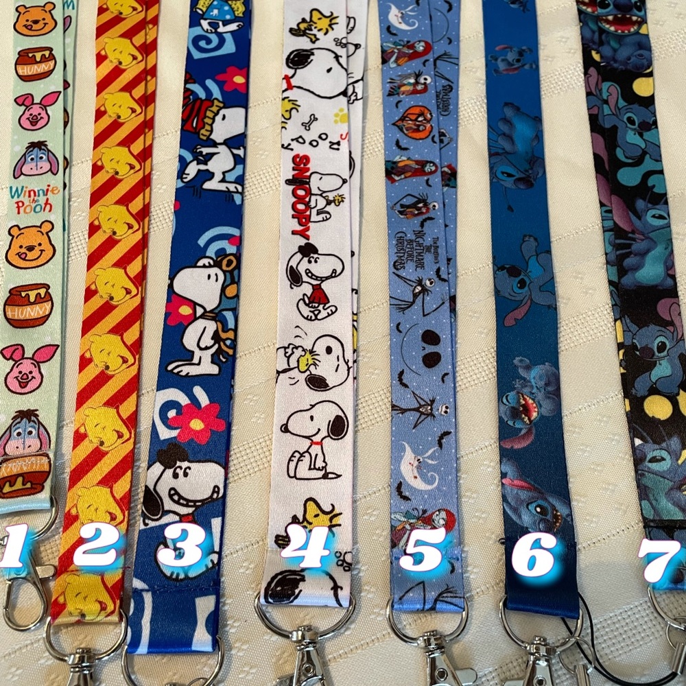 Character lanyards #5sold